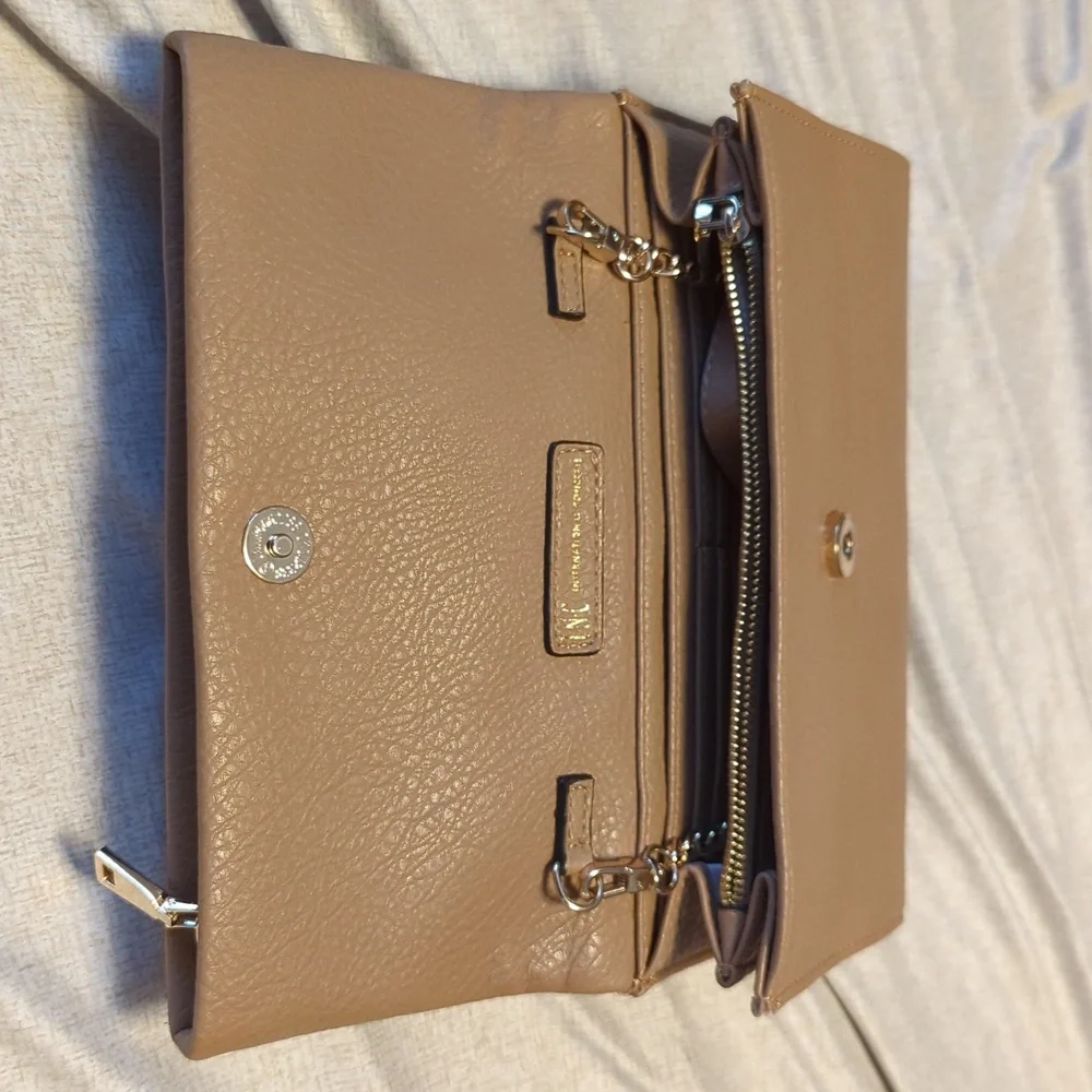 INC tan crossbody bag NWOT - Picture 5 of 7